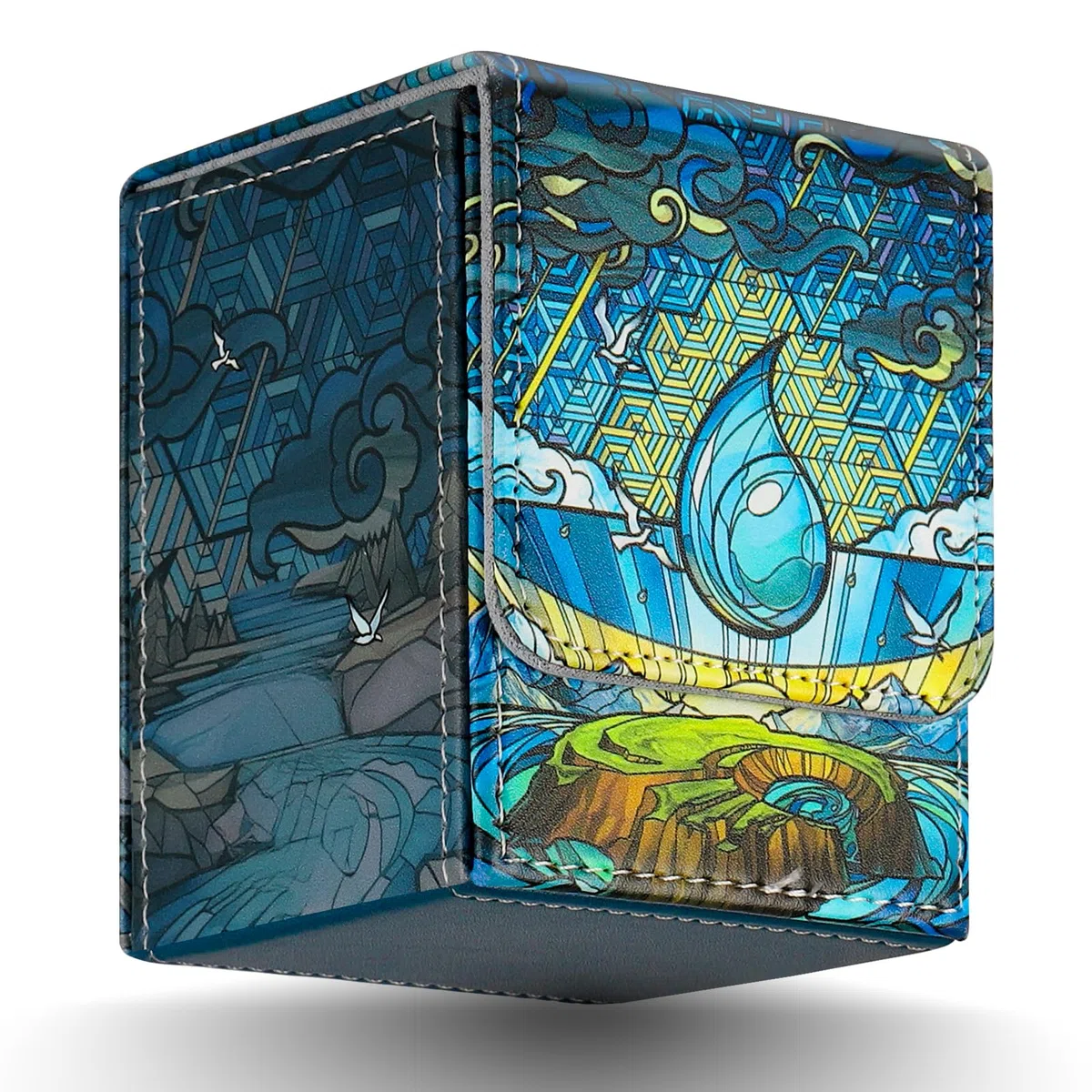 TCGUARD Boîte de rangement 5 en 1 pour cartes MTG, TCG - Pour plus de 100 cartes emballées individuellement