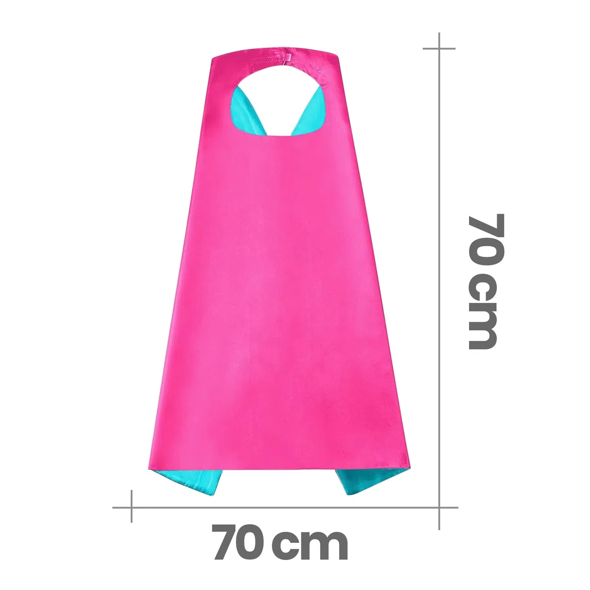 Ensemble cape de super-héros pour enfants – Costume de héros 6 double face – Fournitures de déguisement de fête pour garçons et filles