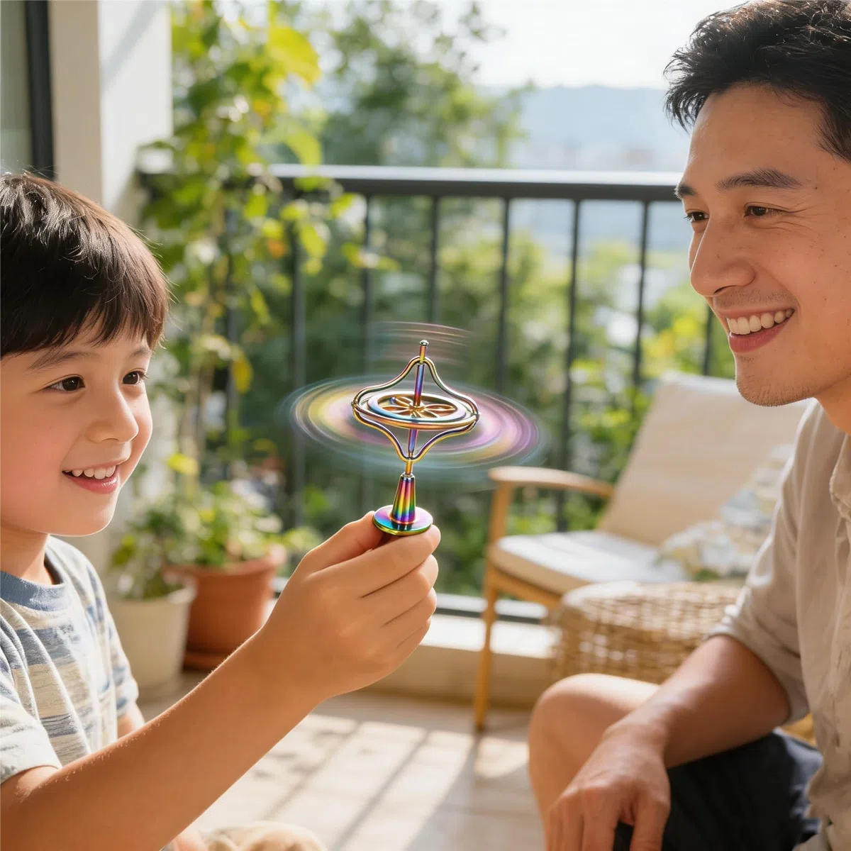 Gyroscope toupie Shienus Doigt Gyroscope Jouets Équilibre Spinner Métal Anti-gravité Gyroscope Coloré Spinning Décompression Jouet éducatif Cadeau pour enfants