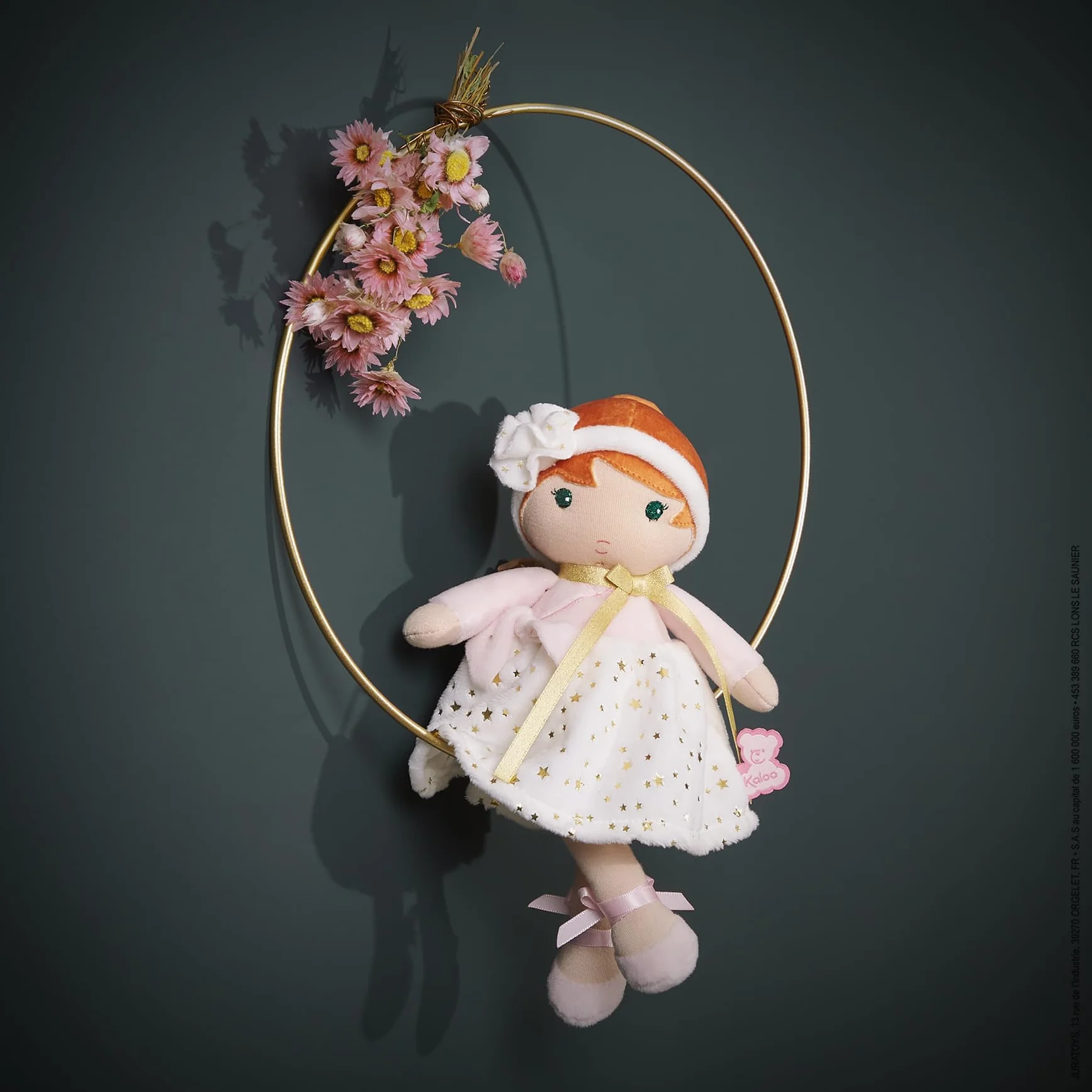 KALOO - Tendresse - Ma Première Poupée en Tissu, Valentine K - Jouet Premier Âge - 25 cm - Dès la Naissance, K963657