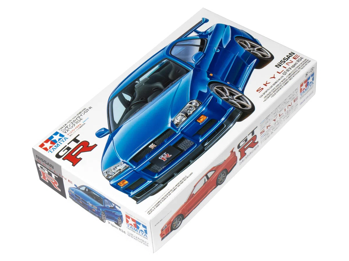 Tamiya - 24210 - Maquette - Nissan Skyline GTR R34 - Echelle 1:24, Blanc