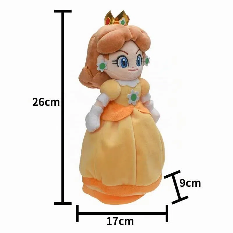 Collection Super Star Peluche Princesse Peach Princesse Roslina & Dasy, 26 cm (Bleu et Jaune)