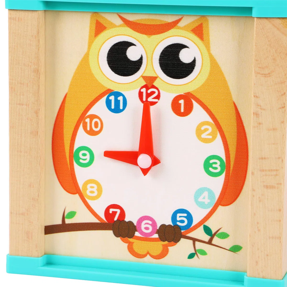 TOWO Labyrinthe de Perles Cube d'activité en Bois-5 activités montagnes russes boulier roues dentées engrenages horloge zig zag toboggan-jouets éducatifs précoces pour bébé 1 an Montessori