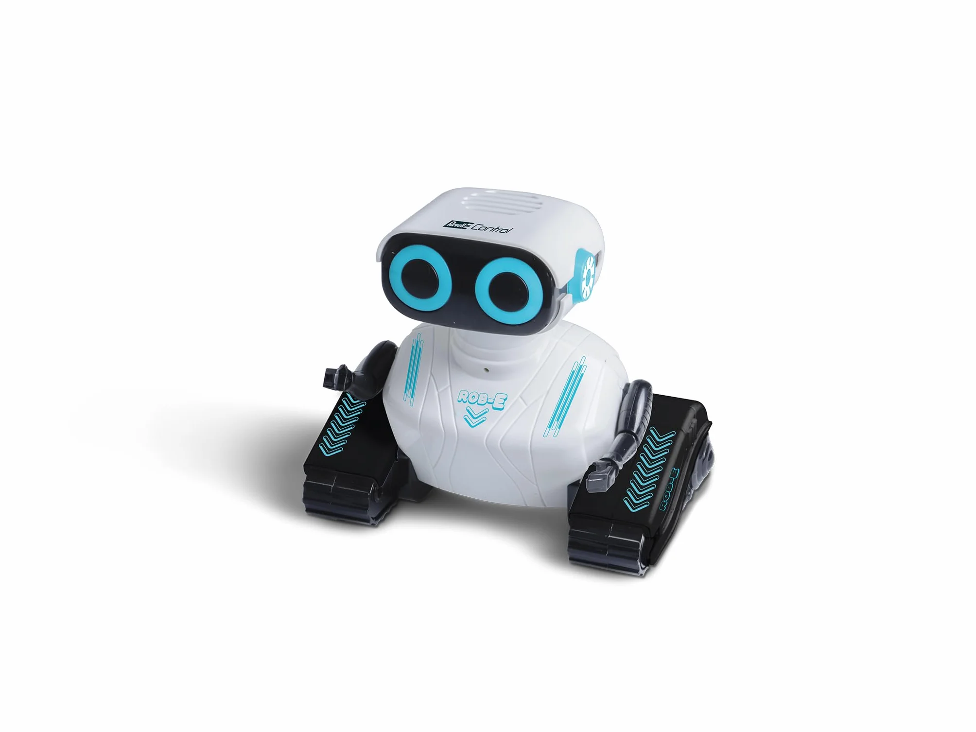 Revell Control 24702 Robot RC Rob-E Fonctions programmables I Lumières LED et Sons I avec contrôle Infrarouge précis I 37 cm de Long