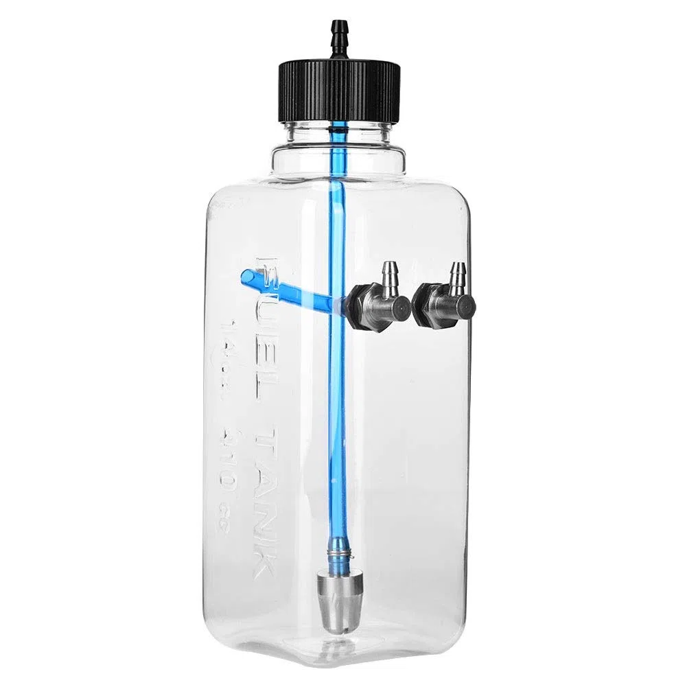 DeWin Réservoir de Carburant RC, Pièces Accessoires de Modèle de Télécommande, Réservoir D'huile en Plastique Transparent, pour Avion RC (Capacity : 410ml)