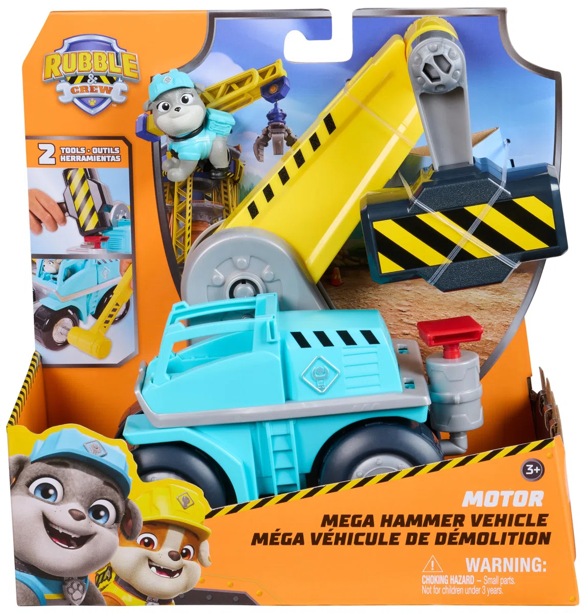 Ruben & Compagnie - Véhicule Démolition Molly - Voiture Figurine Pat Patrouille À Collectionner - Dessin Animé Aventures Constructions - Pat Patrouille Jouet - Voiture Enfant - Jouet Enfant 3 Ans Et +