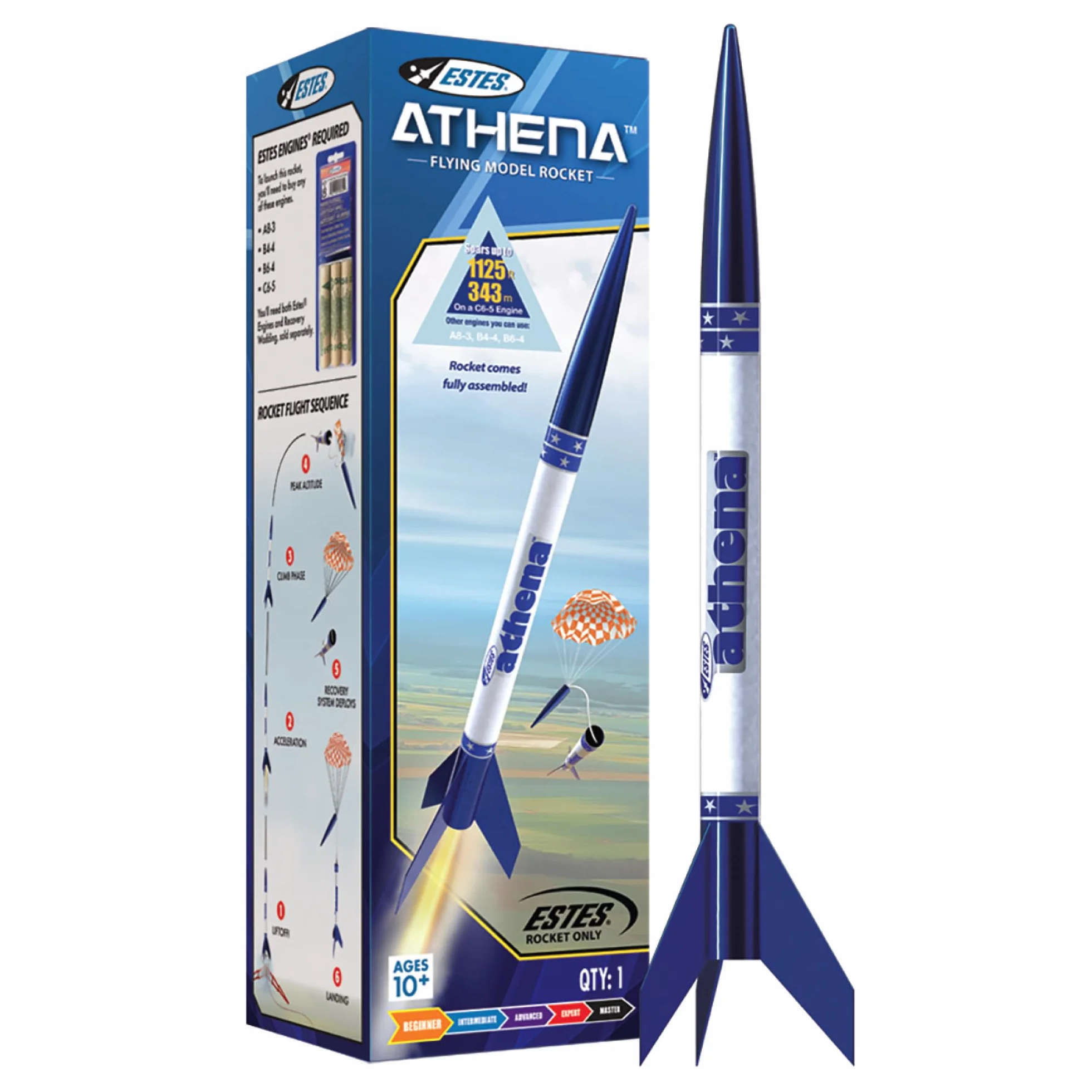 Estes 2452 Athena Model Rockets, marron