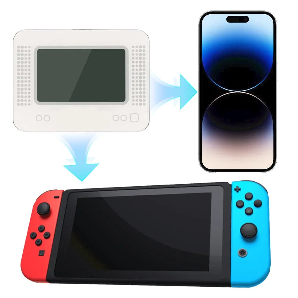 Generic Émulateur BT Acrylique NFC pour NS et Consoles Portables simulateur Intelligent Rechargeable