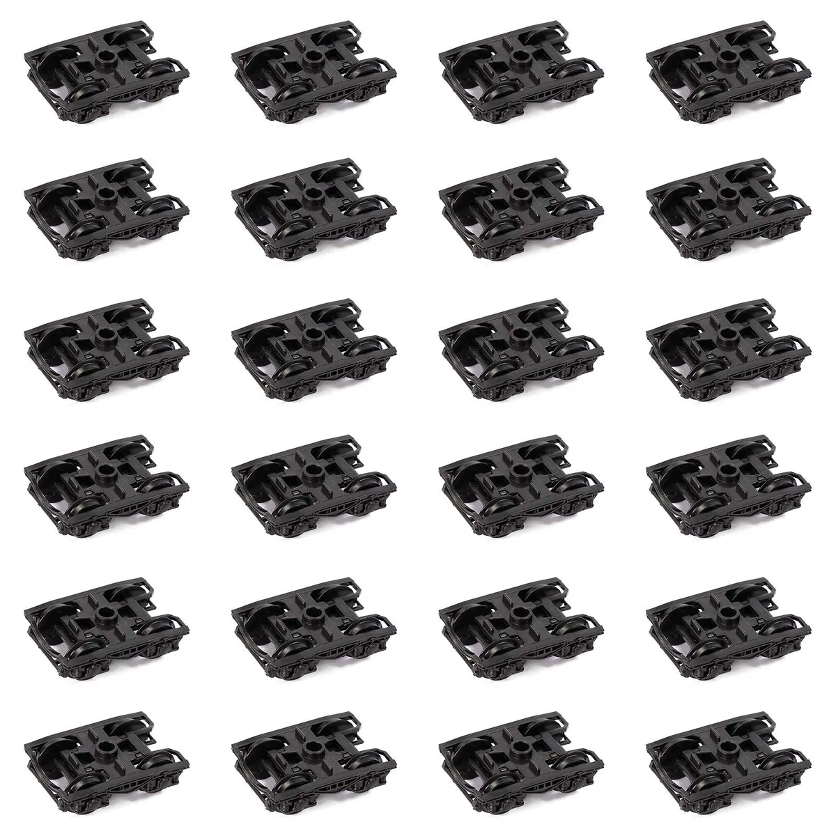 Evemodel Lot de 24 roues H0 1:87 POM en plastique 36" pour modélisme ferroviaire de rechange