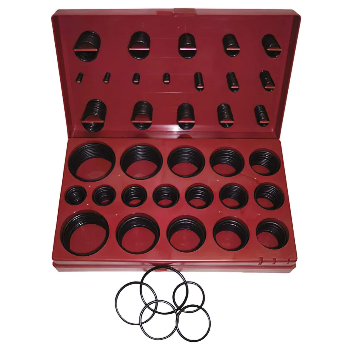 Wolfpack 4120280 Malette de 407 joints toriques Assortiment 32 modèles
