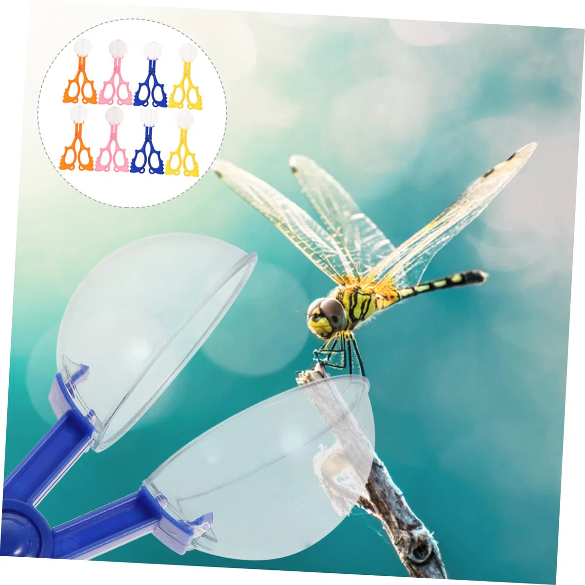 UPKOCH 8 Pièces Ciseaux Anti-Insectes Jouets De Motricité Fine Moule Cisailles Électriques Fabricant De Boules De Neige Ciseaux à Pelle Extérieur Cuillère Enfant