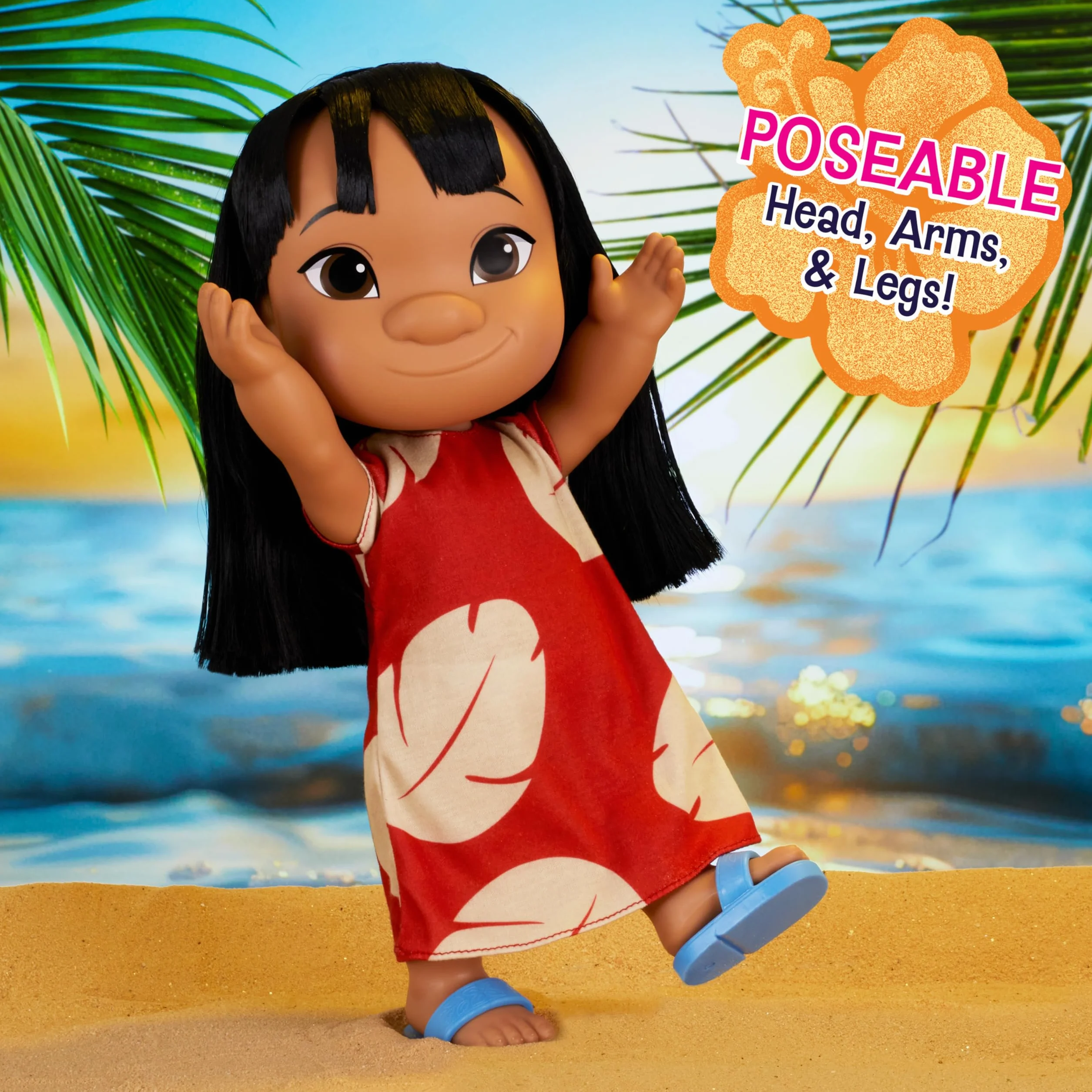 Just Play Coffret Lilo & Stitch de Disney composé d’Une poupée articulée mesurant 35,6 cm de Haut à l’effigie de Lilo et d’Une Figurine de Haut à l’effigie de Stitch, 3 Ans et Plus