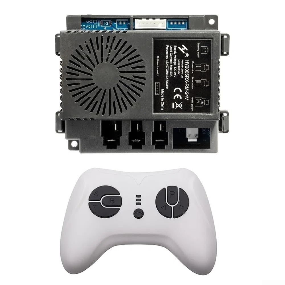 HY2005RX RM 24V 2 4G Récepteur Contrôleur sans fil pour voitures électriques pour enfants Compatible avec l'électronique de véhicule standard (récepteur)