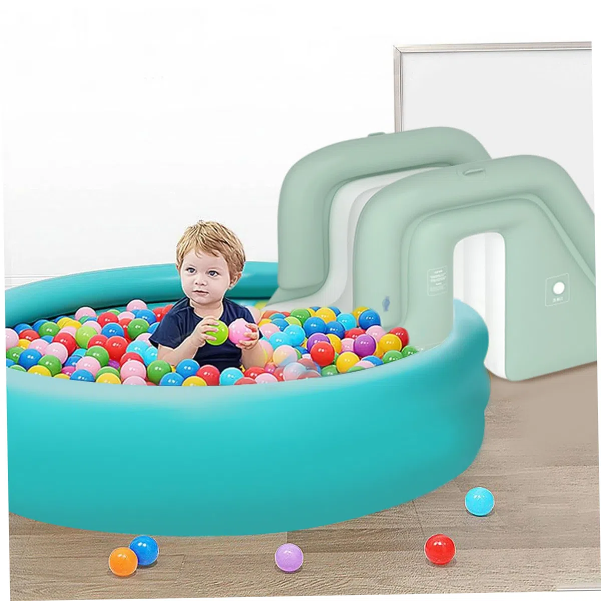 Toboggan Gonflable pour Piscine, sûr et Amusant, Mignon, en PVC épais, Anti-retournement, pour Enfants, extérieur, intérieur, Jardin