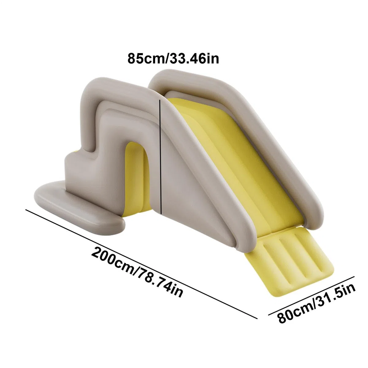 Toboggan Gonflable de la Piscine Gonflable, toboggans Anti-basculement pour Parc Aquatique extérieur, toboggans pour piscines gonflables, pour piscines creusées ou enterrées