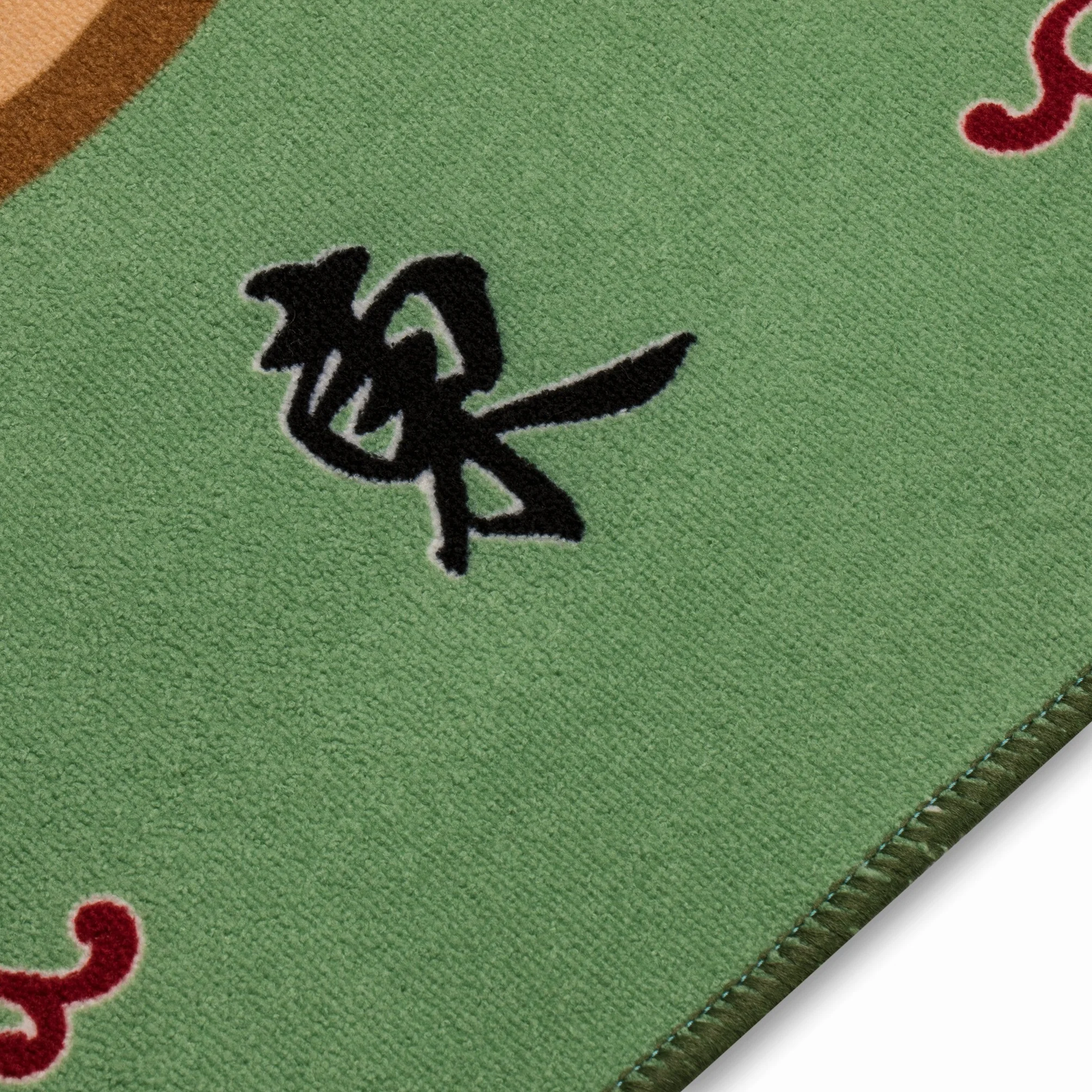 Yellow Mountain Imports Tapis de Table pour Mahjong, Poker, Jeux de Cartes, Jeux de Plateaux, Jeux de Tuiles et Dominos - Vert, 79 Centimètres