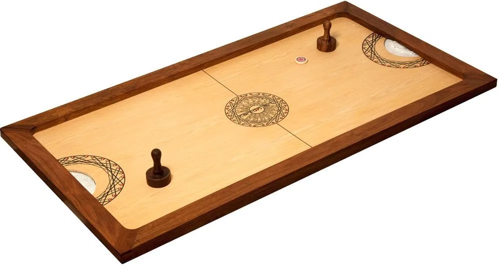 Carrom Art | Le Shuffle Puck ou Air Hockey Mango - 130 x 70 cm
