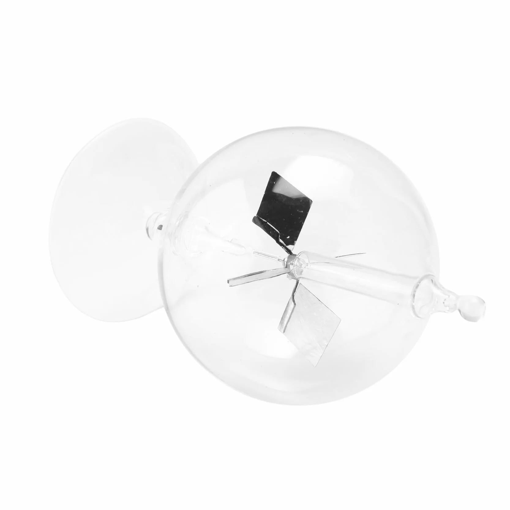 Jouet fait un Moulin à main un Radiomètre Solaire en Verre Crookes pour Cadeau de Décoration de Maison de Fête Transparent