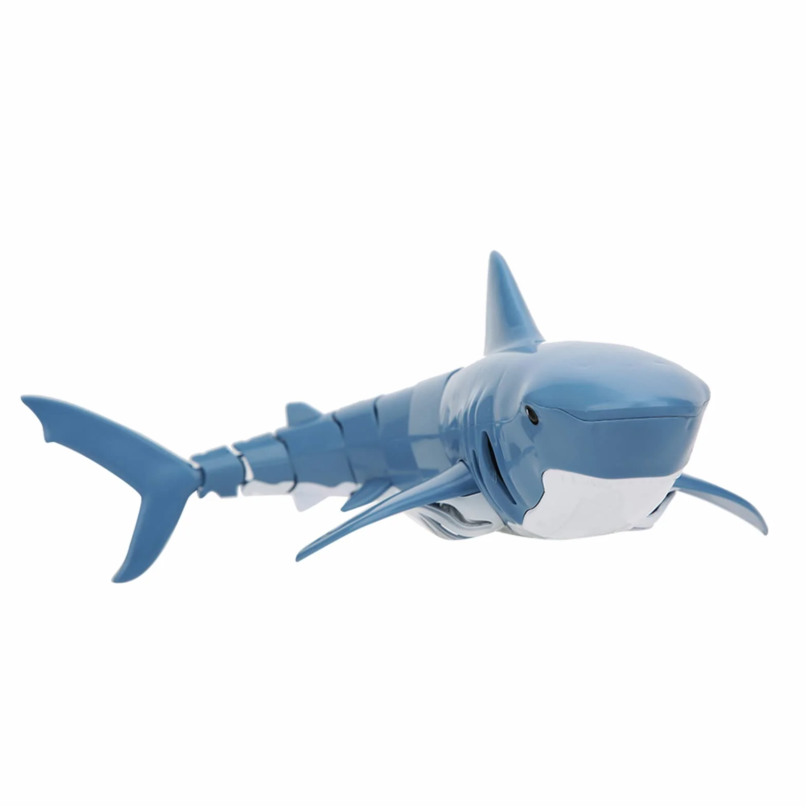 VGEBY Poisson télécommandé 2,4 GHz, Bateau de Piscine étanche Rechargeable par USB avec Queue Flexible, pour Les Enfants (Blue)