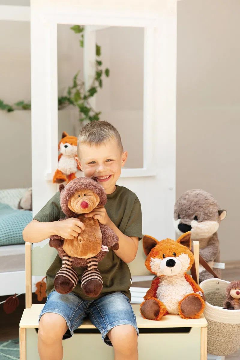 NICI 49151 Cuddly Toy Fox Fridalie 25 cm Orange Snuggle Sustainable Soft Plush Cute Plush Toy for Cuddling and Playing, for Children and Adults, Great Gift Idea