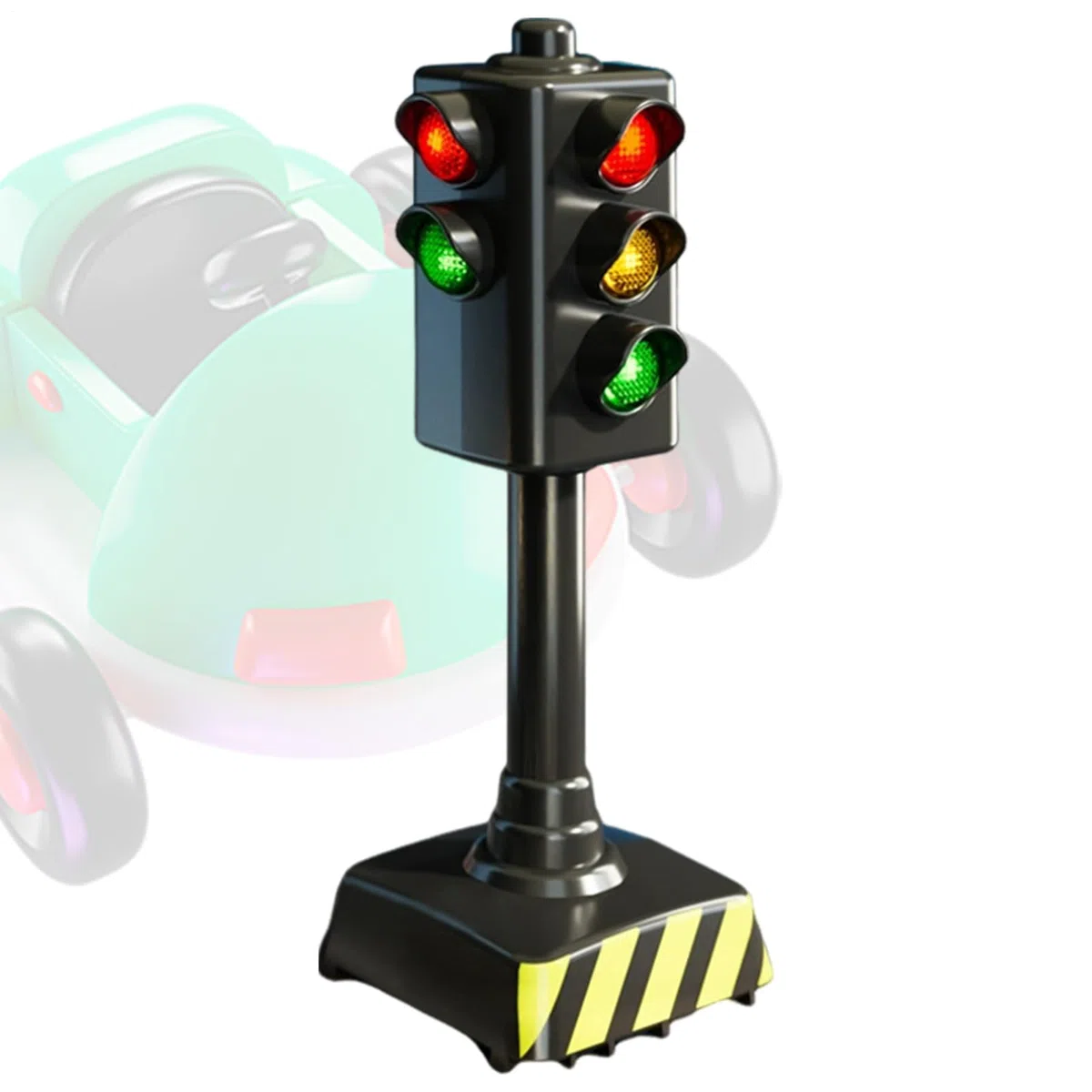 Generico Acheter Jouet de Feux de Circulation - de Feux de Circulation | avec signaux d'arrêt, Double Mode, Batterie, Interactifs - Sécurité pour, Jeux de rôle éducatifs
