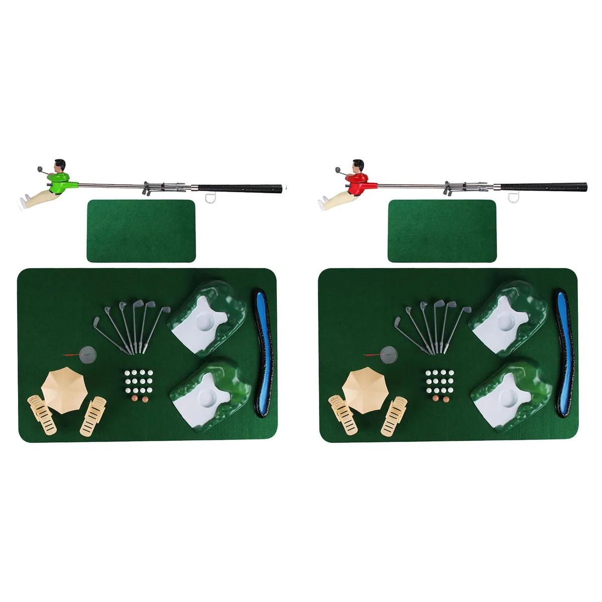 Minitype - Jeu de golf d'intérieur - Jeu amusant - Ensemble d'accessoires de golf Minitype