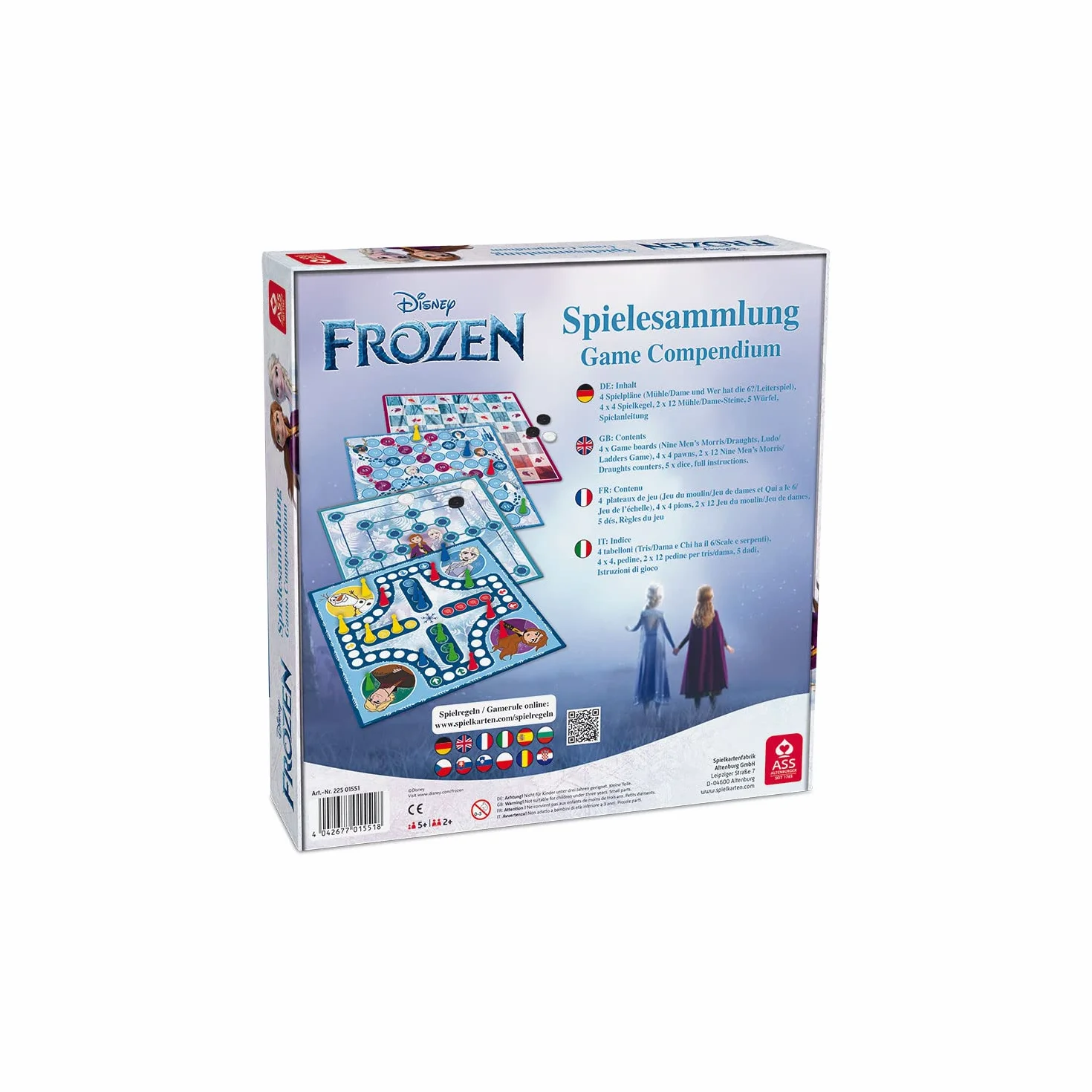 Cartamundi Compendium La Reine des Neiges 2 jeux