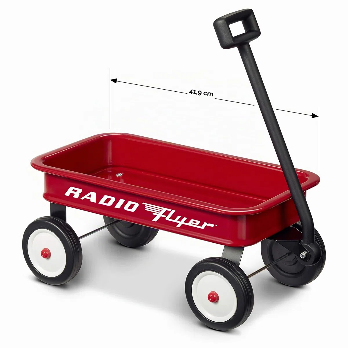 Radio Flyer Chariot rétro de 16,5”/42 cm (exclusivité Amazon), Chariot Rouge Jouet, pour Enfants de 1,5 an et Plus