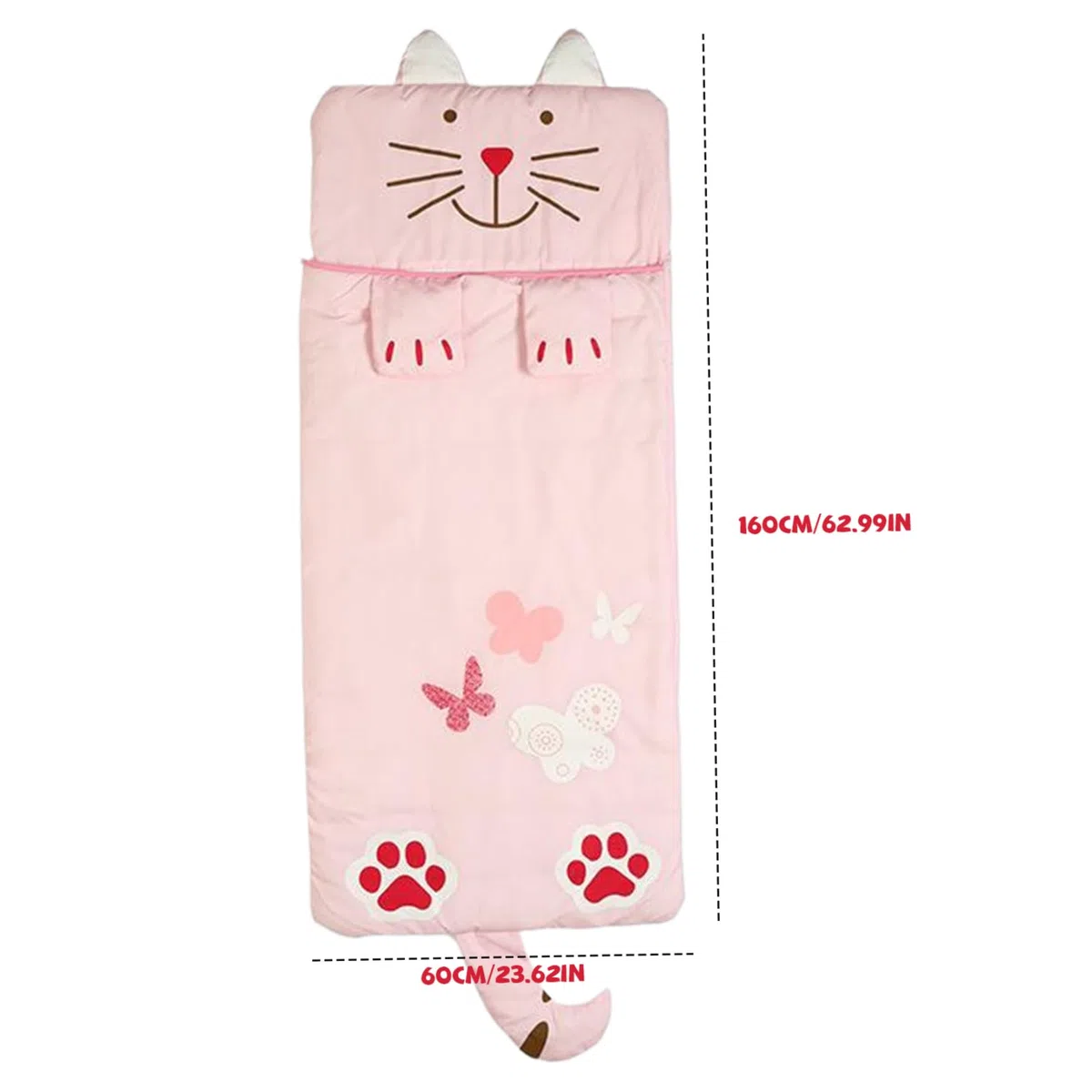 Sac de Sommeil pour Enfants Mat Mat Cozy Sac SORF pour garçons et Filles, de Couchage la Bande dessinée pour Enfants