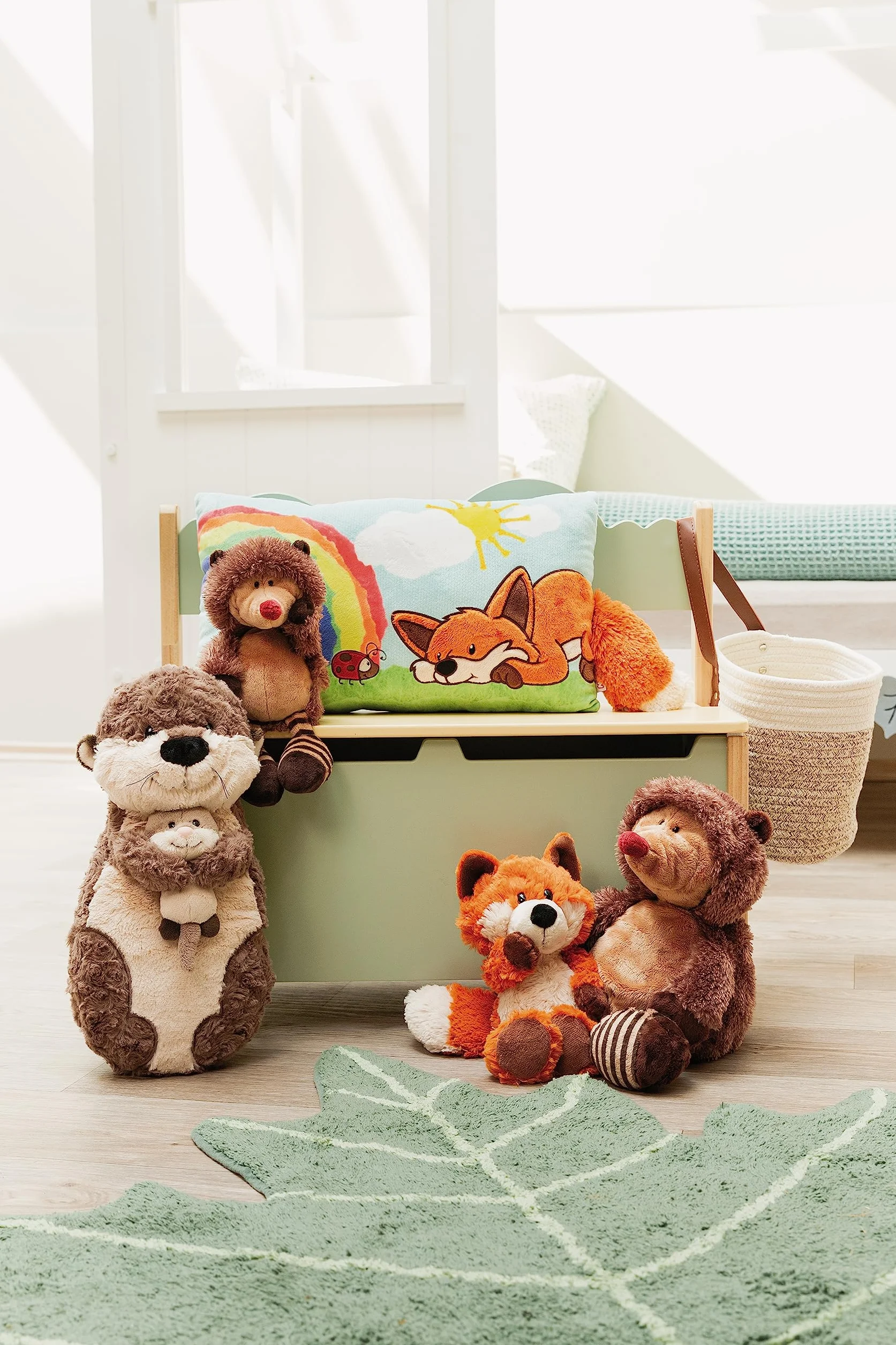 NICI 49151 Cuddly Toy Fox Fridalie 25 cm Orange Snuggle Sustainable Soft Plush Cute Plush Toy for Cuddling and Playing, for Children and Adults, Great Gift Idea