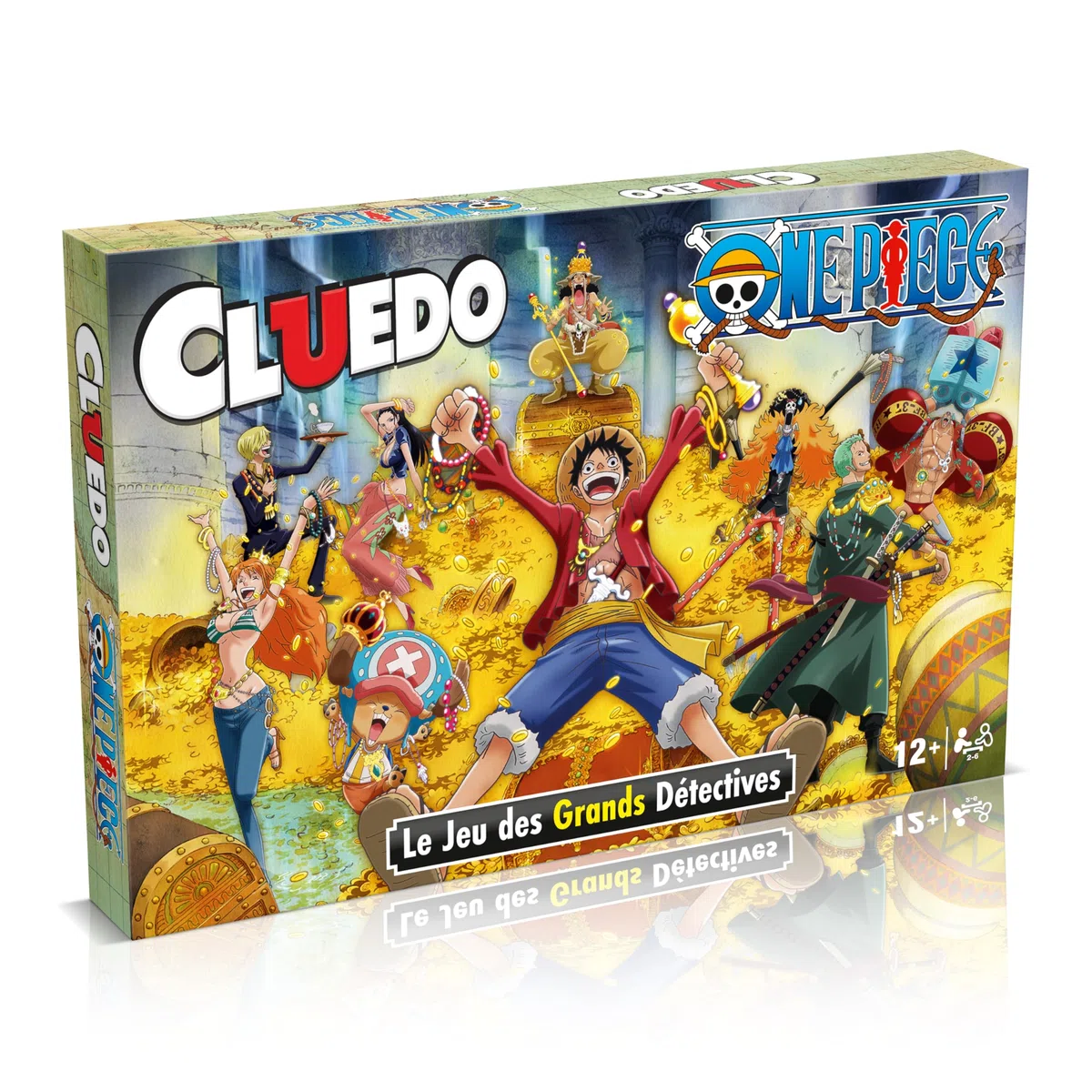 Winning Moves Cluedo One Piece - Jeu de société Famille pour 2 à 6 Joueurs - Jeu De Plateau 12+ Ans - Jeux De Logique - Cluedo Francais