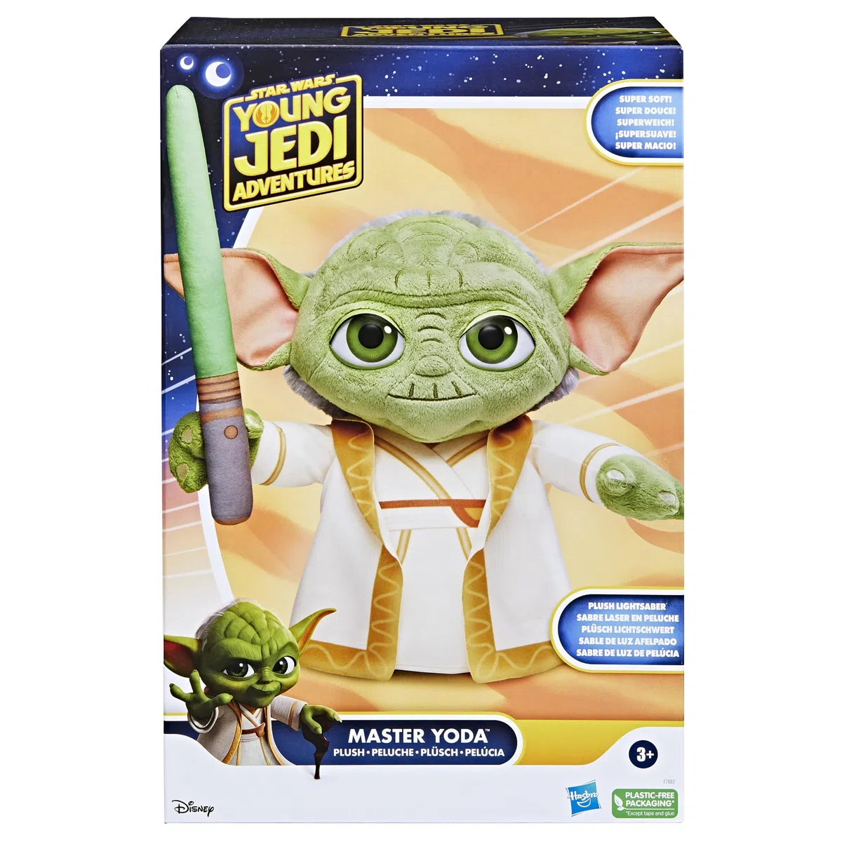 Star War Master Yoda Peluche, jouets, jouets préscolaires pour garçons et filles de 3 ans