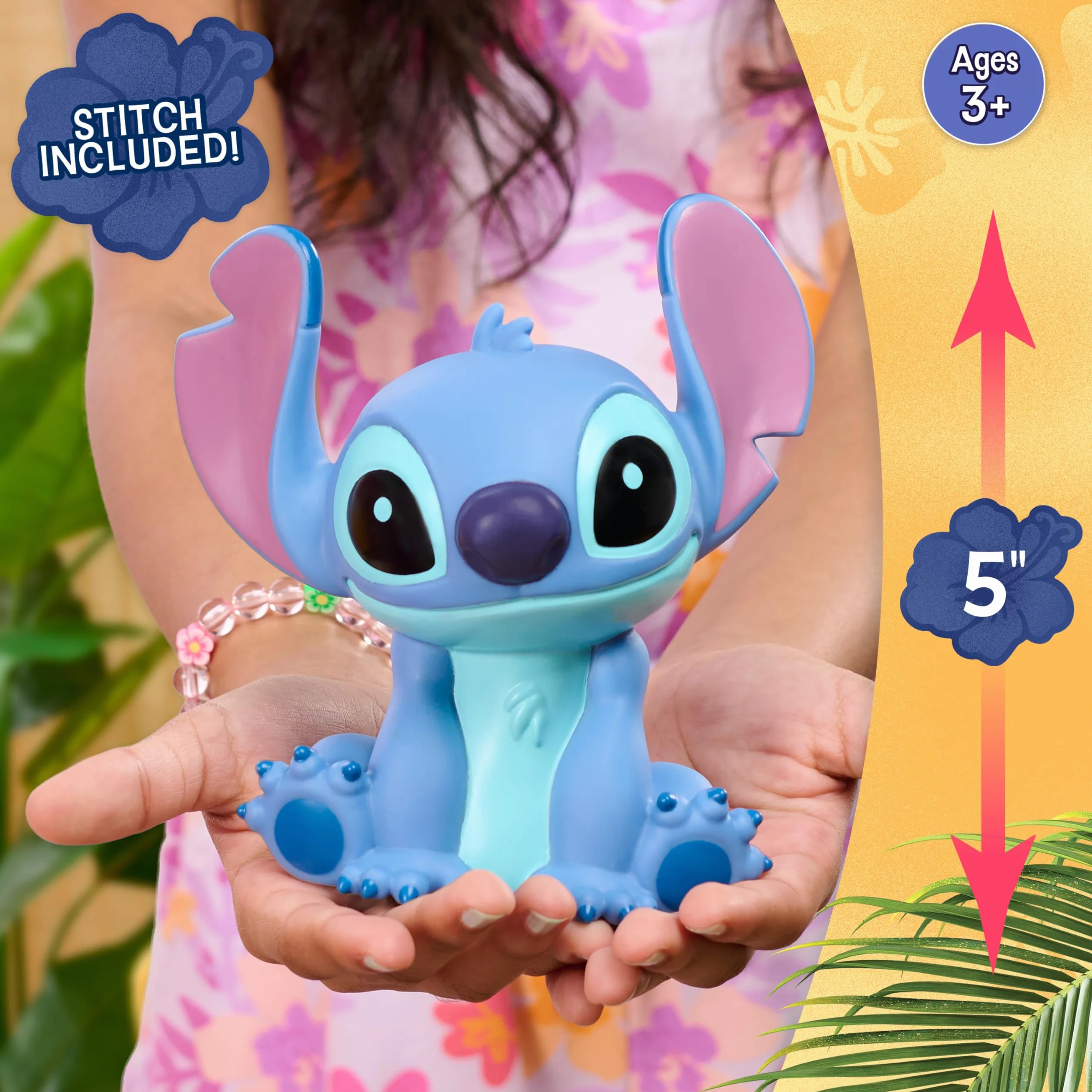 Just Play Coffret Lilo & Stitch de Disney composé d’Une poupée articulée mesurant 35,6 cm de Haut à l’effigie de Lilo et d’Une Figurine de Haut à l’effigie de Stitch, 3 Ans et Plus