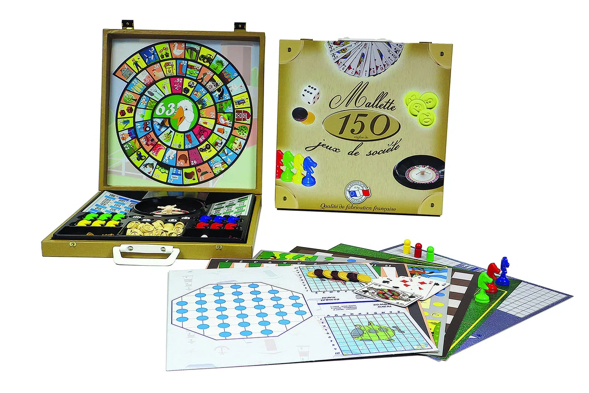 FERRIOT CRIC - 1526 - Mallette - 150 Jeux - Jaune
