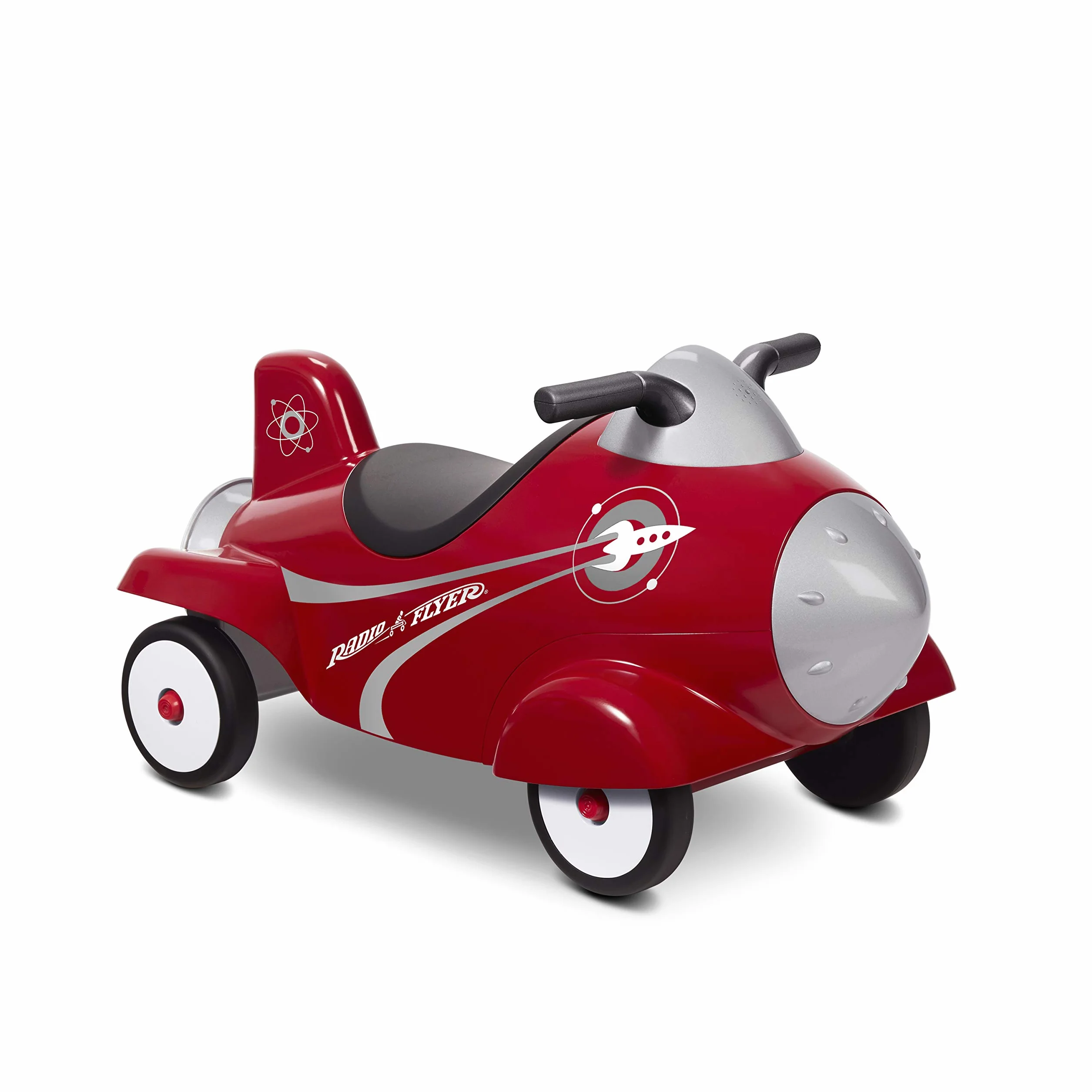 Radio Flyer Fusée rétro, Jouet Rouge à Monter pour Tout-Petits de 1 à 3 Ans