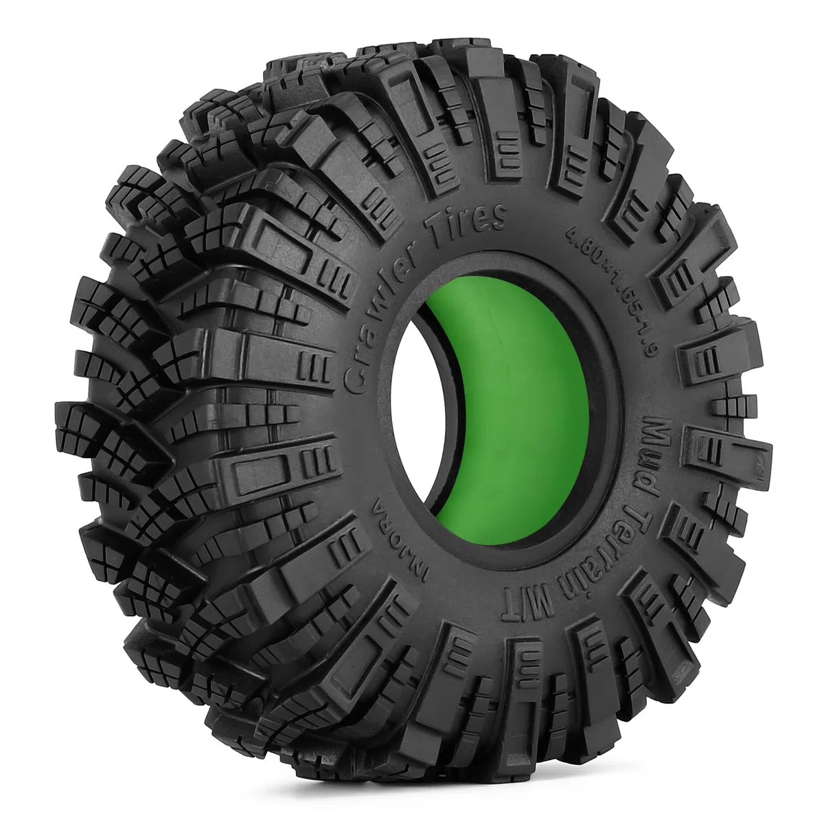 INJORA Insert en Mousse en Caoutchouc de Silicone- Pneus de Roue 1.9" 118-122mm Mousse d'Insertion pour Mise à Niveau de Crawler RC 1/10 (Grandes)