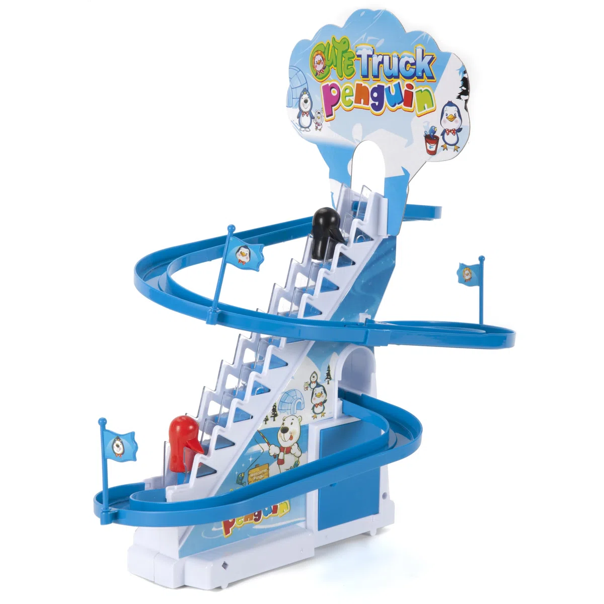 ARSUK Jouet Musical Pingouin Penguin Race Game avec Lumières LED Clignotantes et Musique, Manchot Jouets Jeux Amusants pour Tout-Petits et Enfants