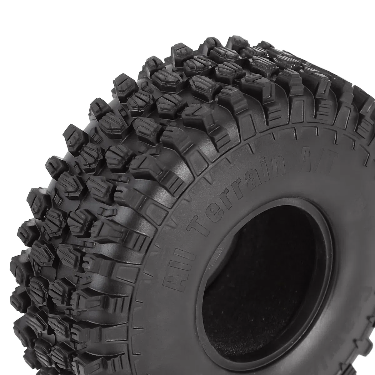 INJORA 1.9 Pneus Crawler 120 * 42mm Pneus de Roue Tout Terrain en Caoutchouc pour 1/10 RC Rock Crawler Voiture VS4-10 Redcat Gen 8 7 Pro SCX10 Pro FCX10