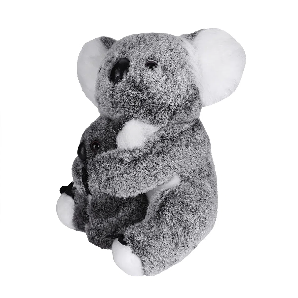 Koala Peluche Doux Koala Ours Mama et Bébé pour Enfants Filles Poupée Chiffon en Peluche Mignon Poupon Koala Adorable Jouet de Sommeil Poupée Cadeaux pour Fête Anniversaire Noël Décoration 28cm
