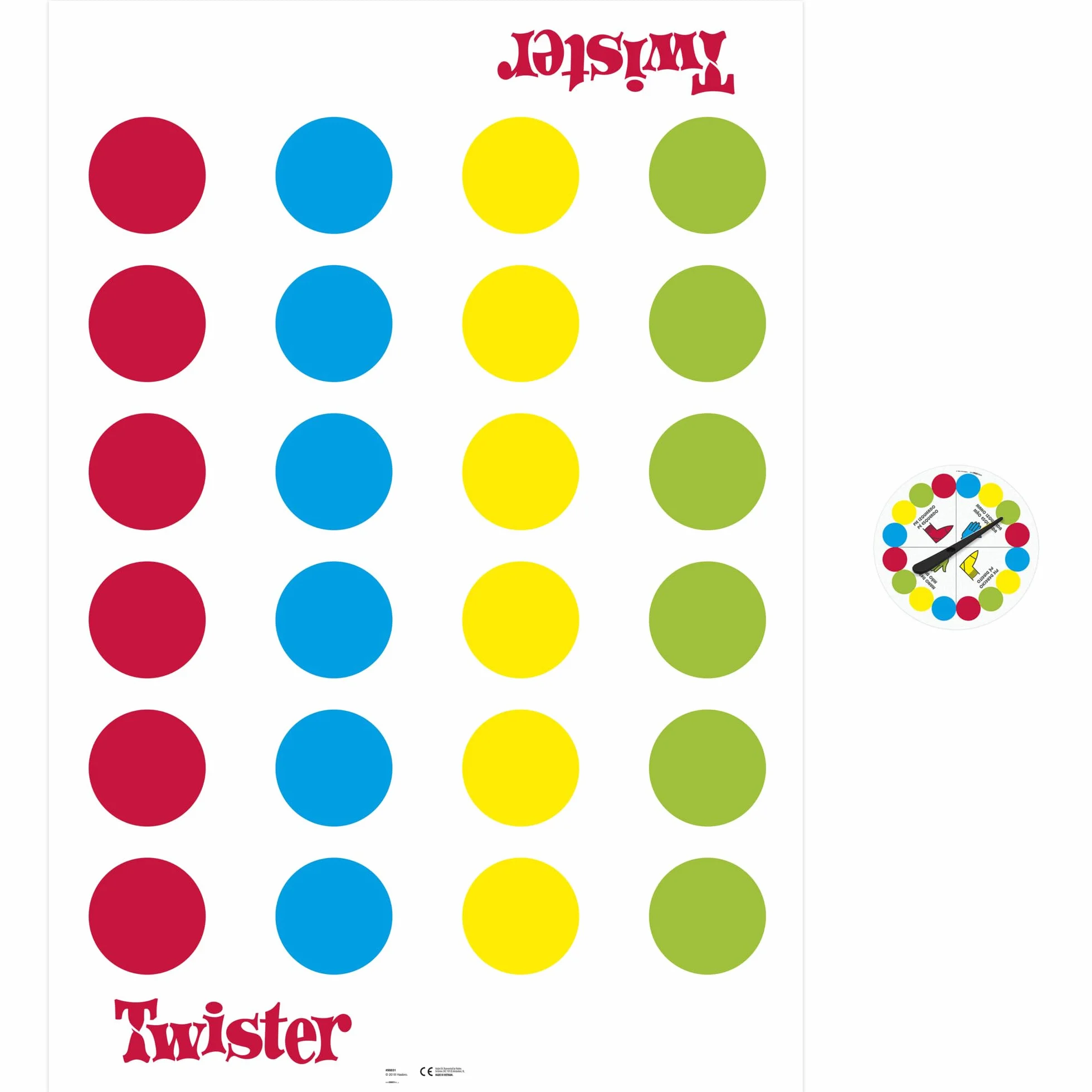 Hasbro Gaming Twister Jeu pour Enfants à partir de 8 Ans, Multicolore