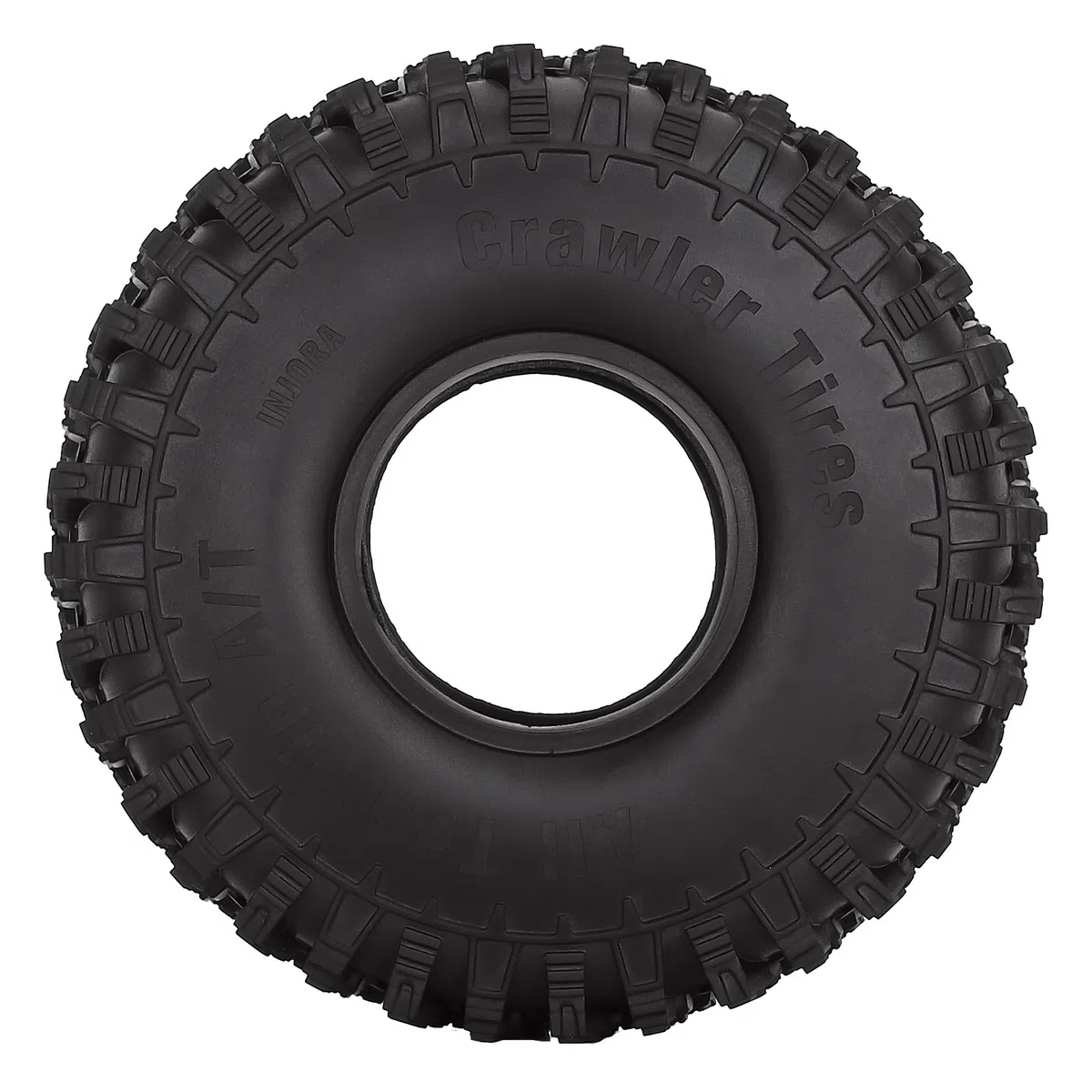 INJORA 1.9 Pneus Crawler 120 * 42mm Pneus de Roue Tout Terrain en Caoutchouc pour 1/10 RC Rock Crawler Voiture VS4-10 Redcat Gen 8 7 Pro SCX10 Pro FCX10
