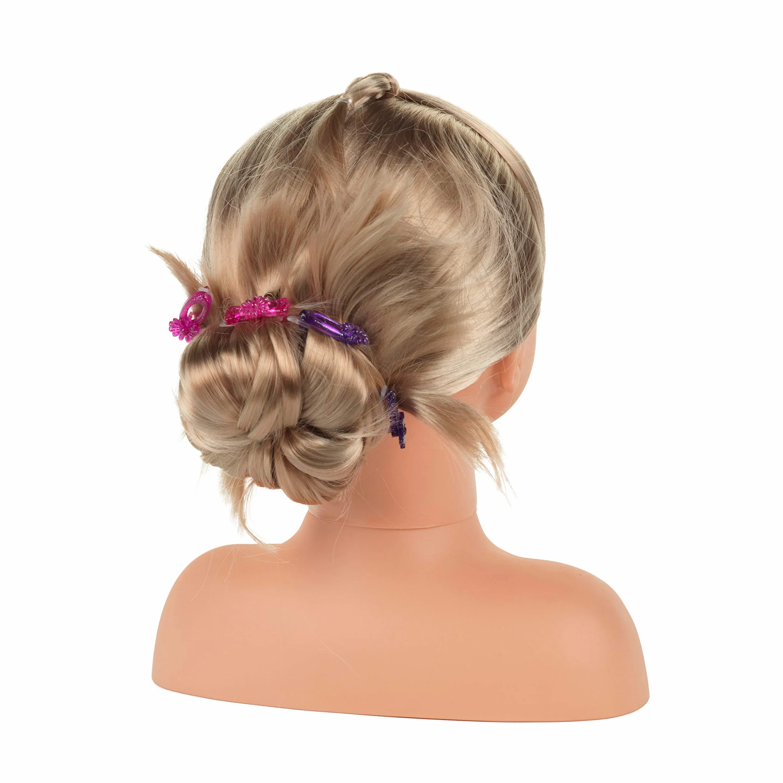 Klein 5240 Tête à coiffer et à maquiller Princess Coralie | Avec barrettes, maquillage testé dermatologiquement, et de nombreux autres accessoires | Dimensions : 23,5 cm x 13 cm x 27 cm | Dès 3 ans