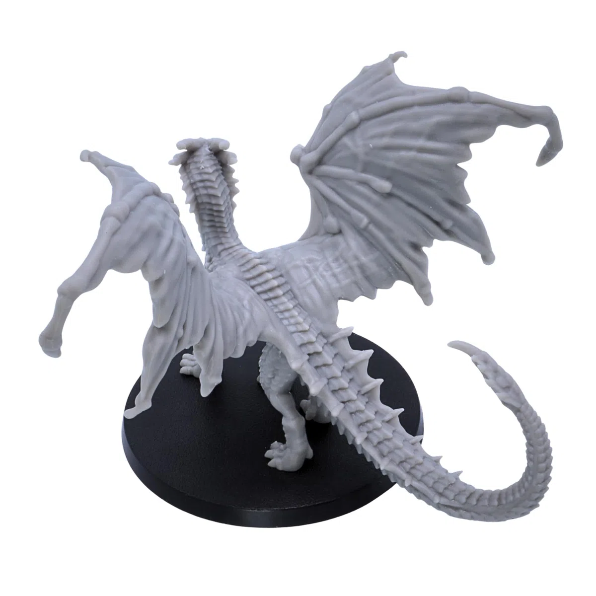 Dragon jaune – Miniature Fantasy Drake avec envergure de 110 mm | Miniatures épiques à l'échelle 32 mm | DND, Pathfinder, RPG, jeux de guerre | Modèle en résine non peinte | Collecteurs et joueurs
