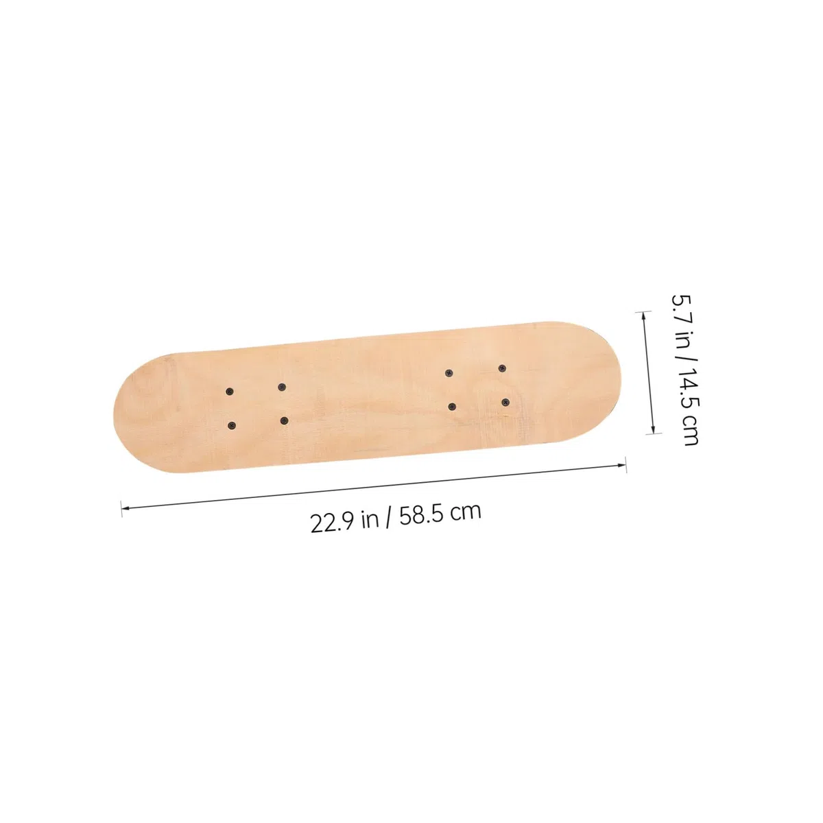 Toddmomy Planche À roulettes Vierge DIY Graffiti 23 Pouces en Bois pour Enfants - Skateboard Créatif À Personnaliser Facilement Cadeau pour Activités Extérieures Et Loisirs