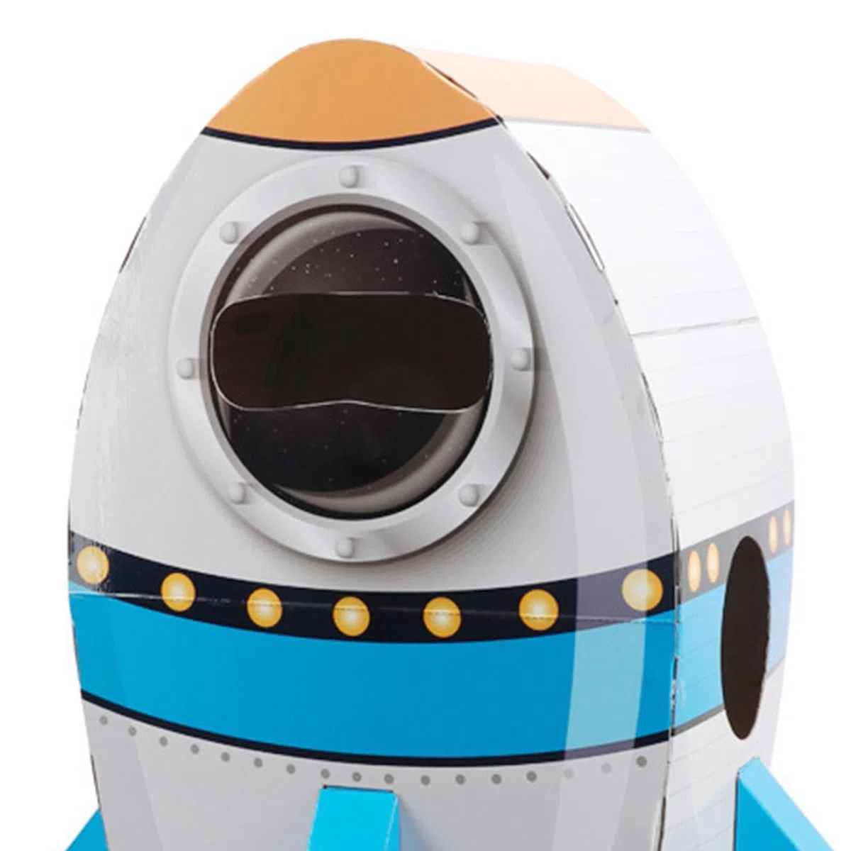 Vaisseau Spatial en Carton pour Enfants, Ensemble de Costumes et Fond Photo, Fusée
