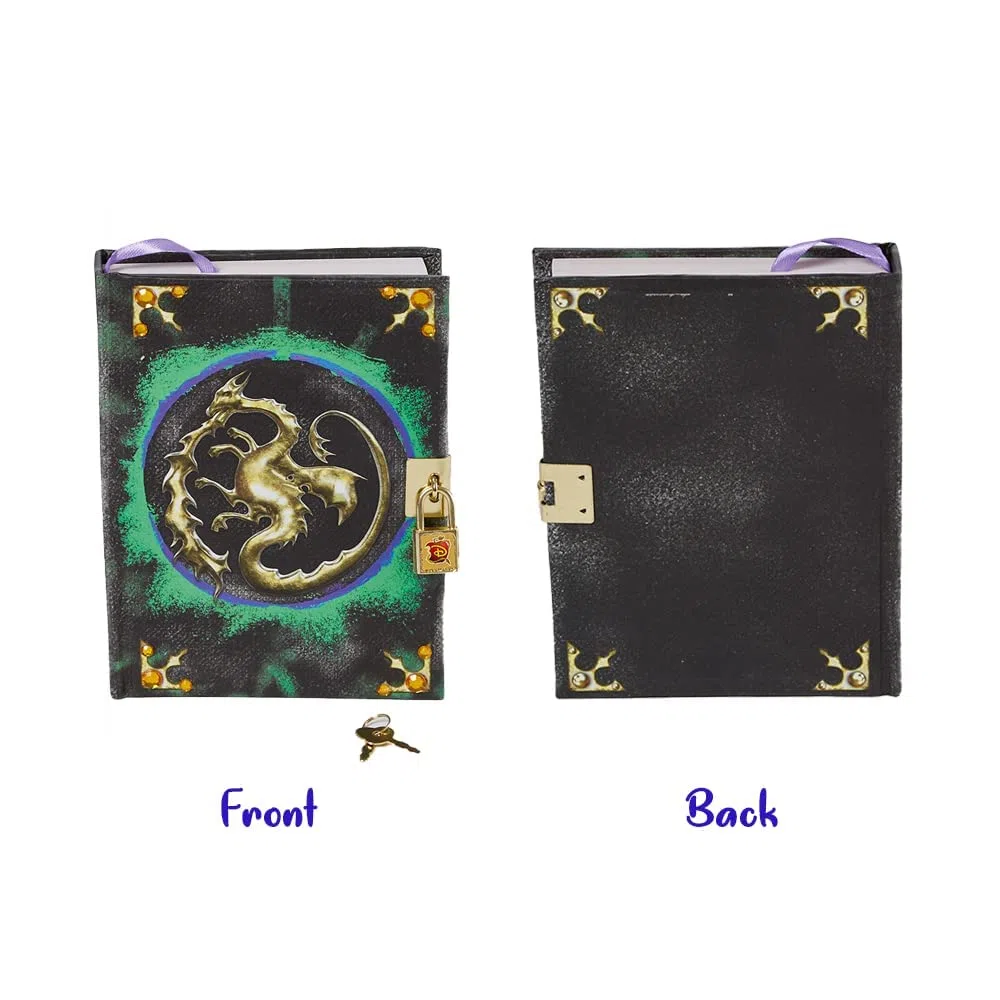 Innovative Designs Disney Mal's Diary Descendants 3 Journal Notebook avec serrure secrète et clé