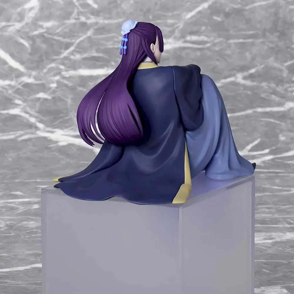 Zhongkaihua 2PCS Figurines Maomao et Jinshi, Figurine de personnage d'anime Maomao en pose assise, figurine de collection en PVC 14/16CM, décoration cadeau