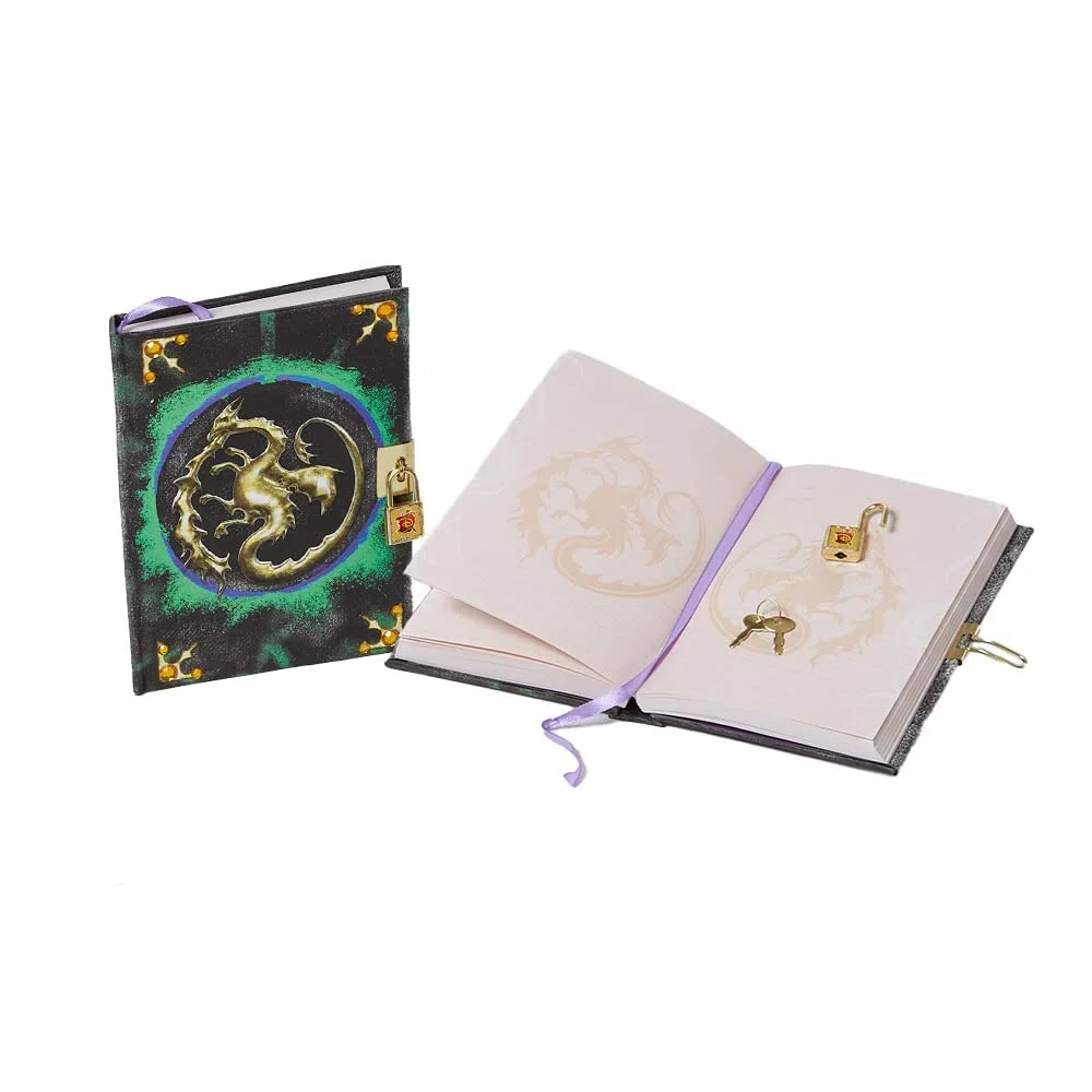 Innovative Designs Disney Mal's Diary Descendants 3 Journal Notebook avec serrure secrète et clé
