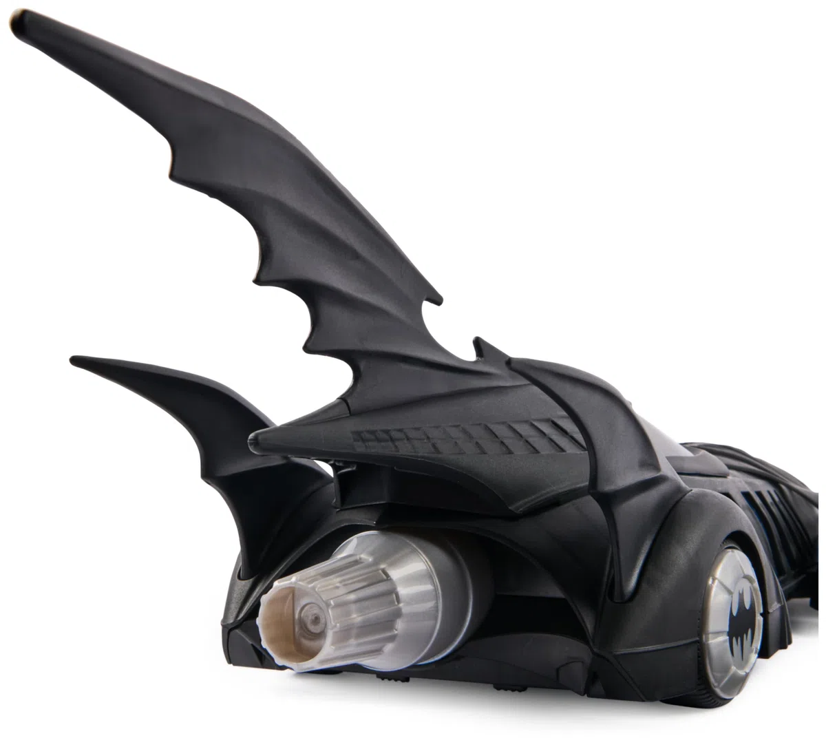 DC Comics - Batman Forever - Batmobile + Figurine Batman Retro Collection - Figurine Articulée - Créez Vos Propres Combats Masqués - Super Héros - Jouet À Collectionner - Jouet Enfant 4 Ans Et +
