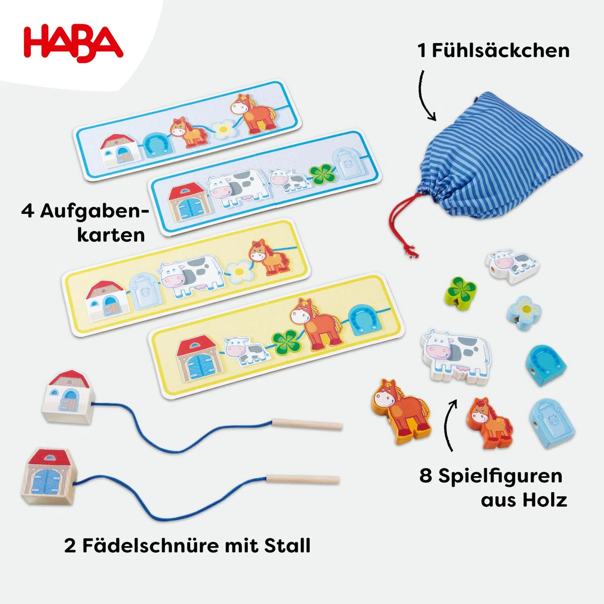 Haba Fädelspiel Auf dem Land